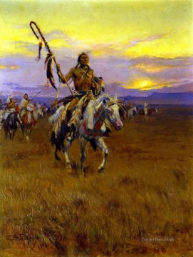 medicine man no 4 1916 Charles Marion Russell Oil Paintings